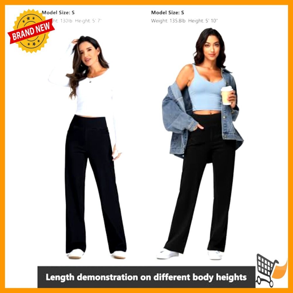 Wide Leg High Waisted Stretchy Pull On Jeans Oversized Y2K Chic Trendy - Picture 6 of 7